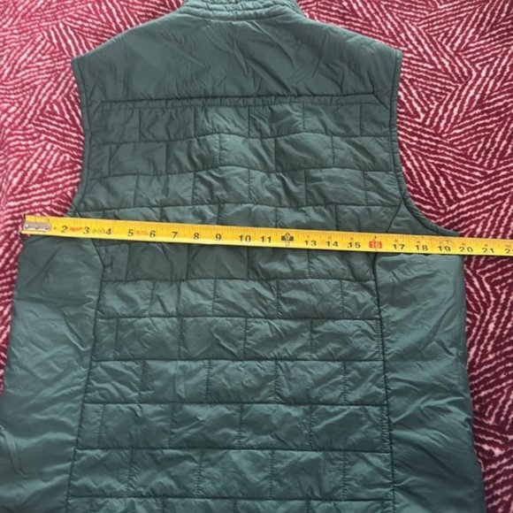 Vintage Abercrombie & Fitch Down Quilted Vest Jacket Mens Size M Green - Picture 8 of 9